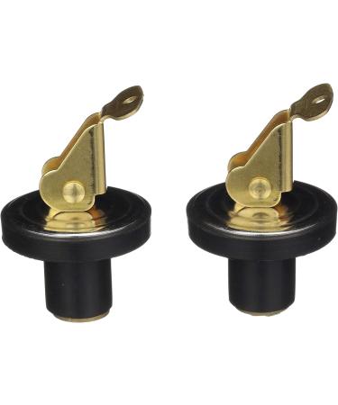 Attwood 7534A3 Brass Livewell/Bailer Drain Plug 1/2 - Durable Brass Plug for Livewell and Bailer Drains - Buy Online on GoSupps.com