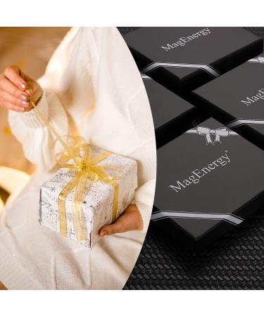 MagEnergy Pure Copper Magnetic Rings for Women - Adjustable Thumb Fingers Ring - Set of 2 with Gift Box - Plane and Leaf Designs - Buy Online on GoSupps.com