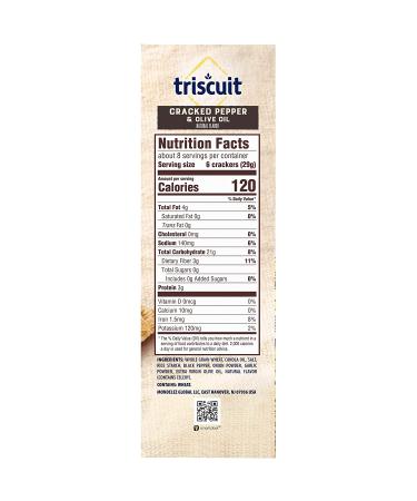 Triscuit Cracked Pepper Olive Oil Whole Wheat Crackers 8.5 oz - Buy Now! - Buy Online on GoSupps.com