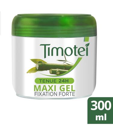 Timotei Maxi Hair Gel 100% Plant-Based Bamboo Extract Plant Resin Strong Hold 24-Hour Hold - 300ml - Buy Online on GoSupps.com