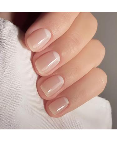 22 pcs Clear Semi Cured Gel Nail Strips Nail Gel Polish Wraps Self-Adhesive Nail Full Wraps Nail Strips Nail Tips Christmas Nail Wraps Sticker Decals Clear Transparent - Buy Online on GoSupps.com
