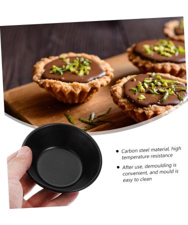 Zerodeko 8 Pcs Egg Tart Mold Circle Cake Pan Foil Pans Individual Muffin Tins for Airfryer Puto Cup Tartlets Dessert Cheesecake Practical Baking Molds Tart Dish Decorate Fudge Carbon Steel 8X8CMx2pcs - Buy Online on GoSupps.com