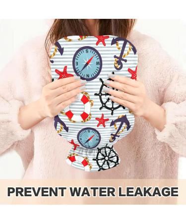 NAANLE Ocean ANCAN 2L Transparent Hot Water Bottle - Large Bed & Foot Warmer for Pain Relief & Heat Therapy - Buy Online on GoSupps.com