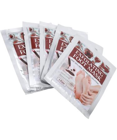 5 Pieces feet exfoliating masks Foot Peel Mask Hydrating foot Spa Moisturizing skin callus remover Smoothing touch skin for Cracked Hard Dead Skin Calluses - Buy Online on GoSupps.com