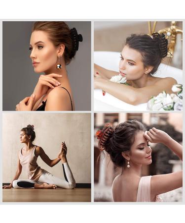 8 Pcs 4.3 inch Hair Claw Clips Set - Matte Finish Neutral Hair Accessories for Women and Girls - Buy Online on GoSupps.com