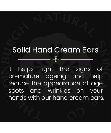 Moisturising Solid Hand Cream Bars | For Dry & Sensitive Hands Gardeners Scent | Natural Hand Cream | Luxury Gift | Cruelty Free | Edinburgh Skincare Company - Buy Online on GoSupps.com