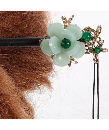 Beaupretty Chinese Wood Hair Sticks Vintage Hair Chopstick Chinese Style Flower Tassel Hair Stick Retro Chinese Wooden Hairpins for Women Girl Long Hair - Buy Online on GoSupps.com