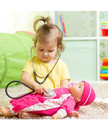 Gruwkue Baby Pacifier | Bear-Shaped Magnetic Dummy for Boys & Girls | Cute Puppy Bike Doll Accessories in Pink - Buy Online on GoSupps.com