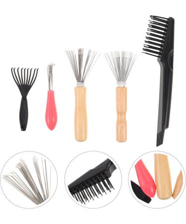 VALICLUD 5pi ces Nettoyeur de Brosse Cheveux Outil de Nettoyage pour Brosses Extensibles Peigne de Nettoyage pour Enlever Cheveux et Poussi re - Buy Online on GoSupps.com