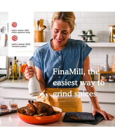 FinaMill Interchangeable Spice Pod: FinaPod PRO Plus - Grinds Salt, Pepper, and More - Buy Online on GoSupps.com