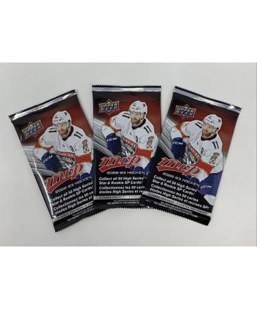 (3) 2022-23 Upper Deck MVP Hockey Pack 18 Card Lot Superior Sports Investments