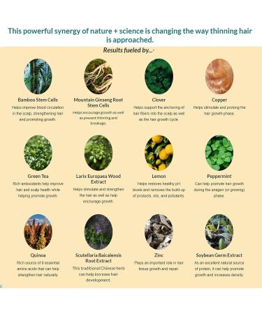 More Hair Naturally 9 - Advanced Stem Cell Therapy for Thinning Hair - Buy Online on GoSupps.com