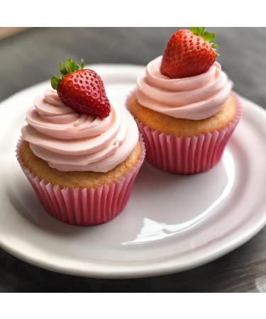 Ready-Made Strawberry Cream Powder | 100g for Cakes Cupcakes & Desserts - Guaranteed Delicious Success - Buy Online on GoSupps.com