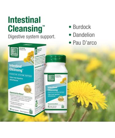 Bell Intestinal Cleansing -Colon Cleanse Herbal Combination to Help Ease Digestion for Men and Women Intestinal Cleansing (Pack of 1) - Buy Online on GoSupps.com