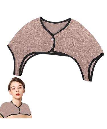 Varatikok heating pillows for the shoulder |360-degree package heated neck wrap thin-heated neck wrap all-year-old neck warmer washable velvet heating pillow for the neck and shoulder relaxation camel XL