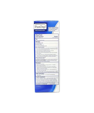 PanOxyl Foaming Acne Wash 5.5oz - Maximum Strength Formula - Buy Online on GoSupps.com