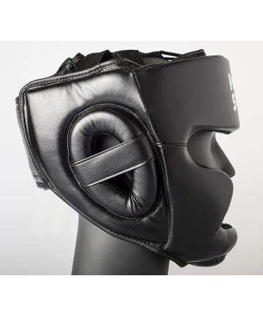 PAFFEN SPORT FIT Head Protection - M/L Black/White for Boxing Kickboxing & Muay Thai Training - International Shipping Available - Buy Online on GoSupps.com