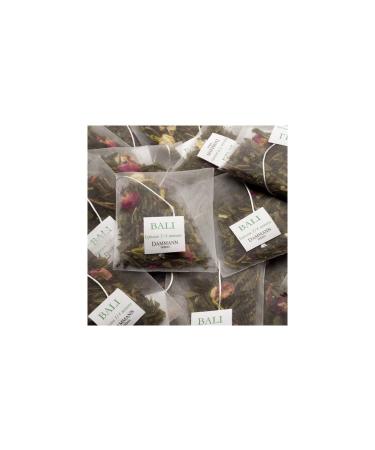 DAMMANN FRERES Dammann Fr res | Bali Green Tea | Jasmine Grapefruit Lychee Green Tea - 250 Filters (500g) | Jasmine Green Tea and Aromas | Ho.Re.Ca. Green Tea Pyramid Bags