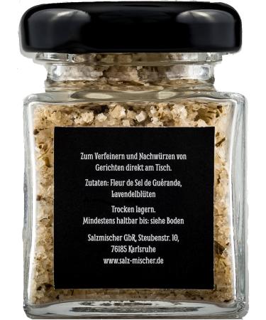 Elegant Gift Set with 2 x 35g Balsamic & Lavender Salt Fleur de Sel Salt Mix - Perfect Gift Idea (Se 3: Balsamico Lavender) - Buy Online on GoSupps.com