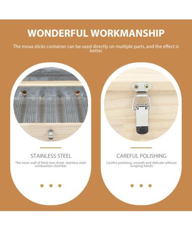 Buy Moxa Rolling Box & Massage Device - Adjustable Moxibustion Tools for Pain Relief | International Shipping - Buy Online on GoSupps.com