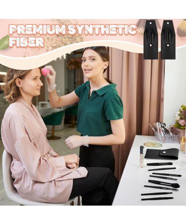 Tioncy 12 Sets Travel Makeup Brush Set Brushes Bag Bridesmaid Gift Synthetic Fibre Face Make up Brushes Angled Blush Brush for Wedding Bridal Shower Favors Bachelorette Party Gift (Black) - Buy Online on GoSupps.com