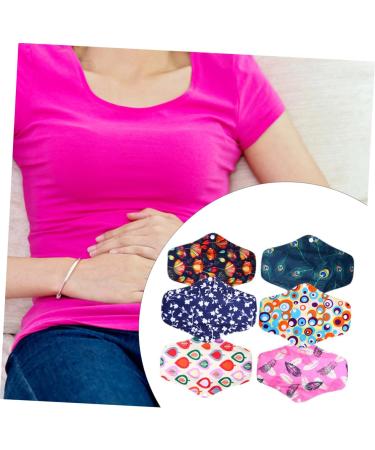 Frcolor 6-Pack Women's Menstrual Storage Bags - Charcoal Waterproof & Washable Carbon Fiber Pads - Buy Online on GoSupps.com