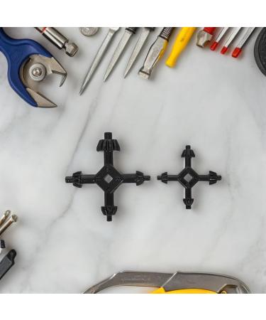 jojofuny Cl Mandrin en Acier Robuste Lot de 2 Tailles Cl pour Mandrin de Perceuse Main Outil Multifonction pour Serrage et Desserrage Usage Professionnel et Domestique - Buy Online on GoSupps.com