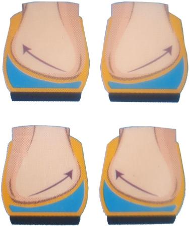 Fabacare Supro Heel Inserts - Medical Silicone Heel Cushion for Heel Spurs Size L | Optimal Support & Comfort - Buy Online on GoSupps.com