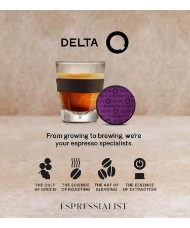 Delta Q Capsules de Caf MythiQ Intensit 15 Pack 80 Compatibles avec les Machines Delta Q Espresso Intense aux Notes de Cacao Chocolat et Noix Grill es Cacao chocolat noisettes grill es nuances de framboise 80 unit (Lot de 1) - Buy Online on GoSupps.com