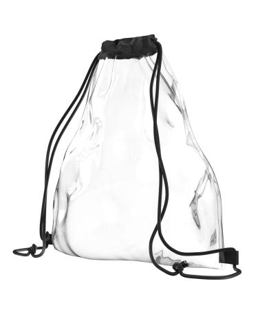 EAY CASE - Festival Bag transparent Bag for events stadium gym bags with cord strain backpack waterproof sports bag cosmetic bag Accessoire festival bag unisex small transparent s