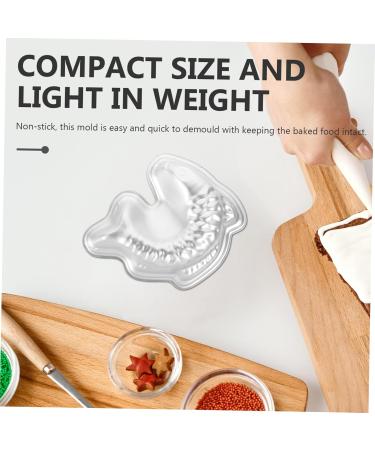 ABOOFAN 4pcs Rice Cake Mold Fondant Molds for Epoxy Resin Fish Candy Mold Egg Tart Chocolate Aluminum Alloy - Buy Online on GoSupps.com