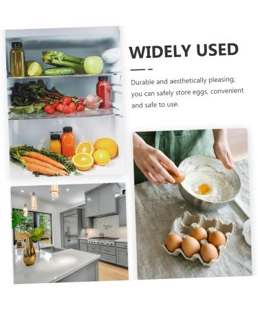 Zerodeko Refrigerator Eggs Acrylic Egg Holder Egg Carrier Egg Holder Fridge Organizer Can Put Storage Box - Buy Online on GoSupps.com