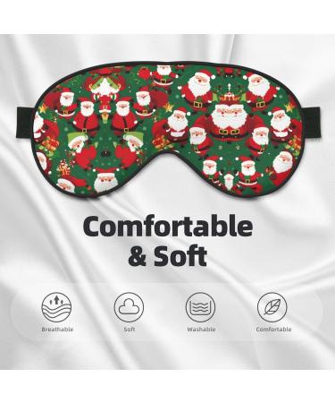 Buy Xmas Funny Gnomes Print Sleep Eye Mask | Soft Eye Cover for Travel & Naps - Perfect Gift for Men & Women - Buy Online on GoSupps.com