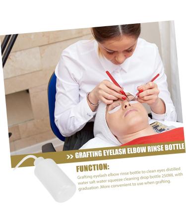  Angoily Angoily Set of 4 Eyelash Extension Cleaning Bottles Eye Wash Water Bottle for Salons ABS Transplant Supplies 250ml - Buy Online on GoSupps.com