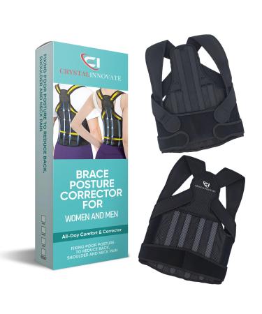 Posture Corrector: - Adjustable Shoulder Straightener and Posture Corrector for Women and Men- To Elevate Your Posture with Your Daily Alignment Boost (Large)