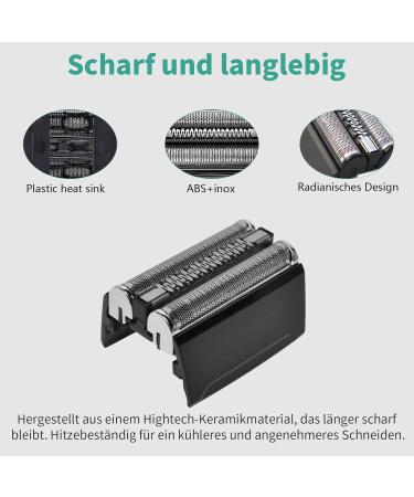 Electrician Replacement Shear for Braun Series 5 Razors - 52B Shaving Head Compatible with 5020s 5030 5040s 5050 5050cc 5080cc 5090cc - Men's Razor Replacement Blade - Buy Online on GoSupps.com