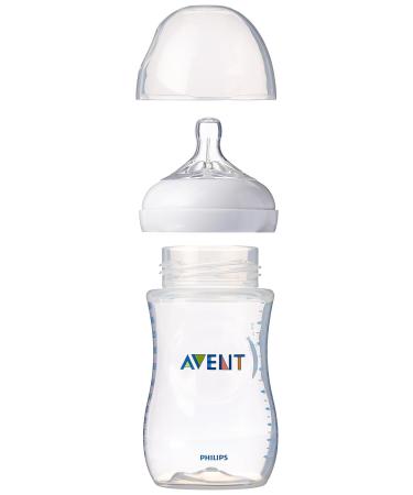 Philips Avent Natural Baby Bottles Clear 9 Ounce (4 Pack) - Buy Online on GoSupps.com