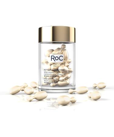 RoC Retinol Correxion Line Smoothing Night Serum Capsules Anti Wrinkle & Anti Aging Reduces Fine Lines & Wrinkles Overnight Skin Care - 30 Capsules - Buy Online on GoSupps.com