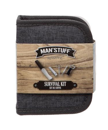 Man'Stuff 999703 Survival Kit Gray