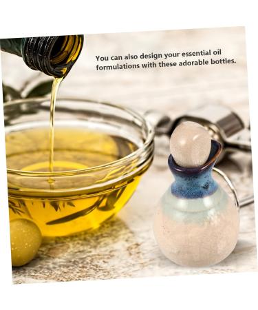 Ciieeo 1 Set Aromatherapy Bottle White Mini Ceramics Ceramic Bottle 9.5X5.5cm White - Buy Online on GoSupps.com