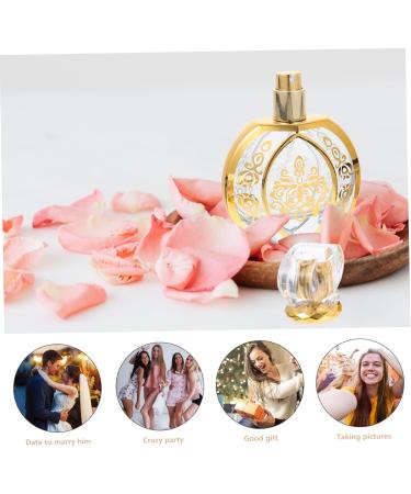 minkissy Perfume Bottle Water Bottle Refillable Fragrance Water Spray Bottle Empty Spray Bottle Perfume Dispenser Bottle Empty Gold Stamping Terrarium Travel Bronzing Glass Bottled - Buy Online on GoSupps.com
