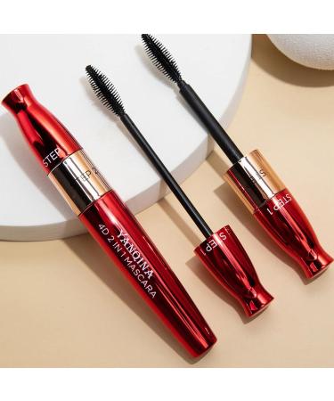 2 Fiber Lash Mascara | Lengthening Tubing Mascara for Bold Volume with Dry Fiber Formula Fiber Mascara for Girls Women 2 Pcs Mascara - Buy Online on GoSupps.com