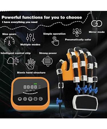 Rehabilitation Robot Gloves Finger Training Rehab Orthotics Rehabilitation Gloves Self-Training Rehabilitation Robot Gloves For Stroke Hemiplegia Patients Finger Flexion Correction Left L Left Large - Buy Online on GoSupps.com