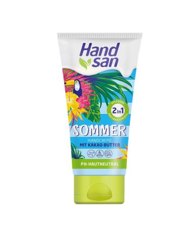 Pack of 3 Handsan Nourishing Summer Hand Cream 2-in-1 | Cocoa Butter Moisturizer (3x 75ml) | International Shipping Available - Buy Online on GoSupps.com