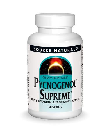 Source Naturals Pycnogenol Supreme, Berry & Botanical Antioxidant Complex 60 Count (Pack of 1) - Buy Online on GoSupps.com