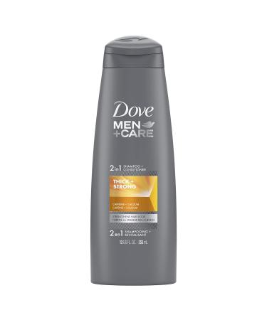 Dove Men+Care 2 in 1 Shampoo and Conditioner Thick and Strong 12 Ounce