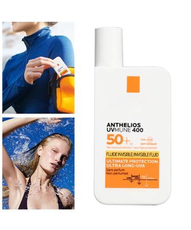 Sunscreen SPF50 Ultra Light Water Resistant Body Lotion 50ml - Protects & Moisturizes Skin - Buy Online on GoSupps.com