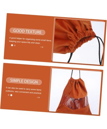 Healeved 2pcs Hair Dryer Storage Bag Drawstring Pouch Hair Dryer Receive Bag Portable Bags Suede Coffee - Buy Online on GoSupps.com