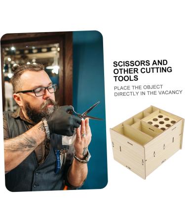 Beavorty Hairbrush & Shear Holder - Stylish Storage Tool for Barbershops | Desk Tablet Rack 19.8x10cm - Buy Online on GoSupps.com