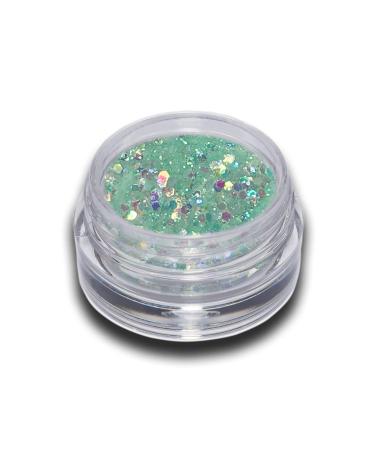 5ml Premium Jade Pastel Mint Green Glitter Nail Gel Set - International Shipping Available - Buy Online on GoSupps.com